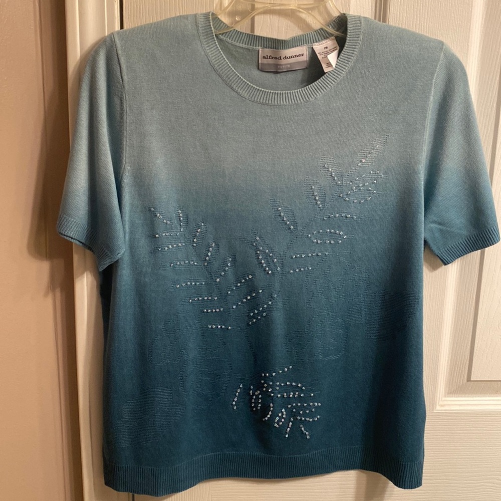 Alfred Dunner Women’s short sleeved sweater